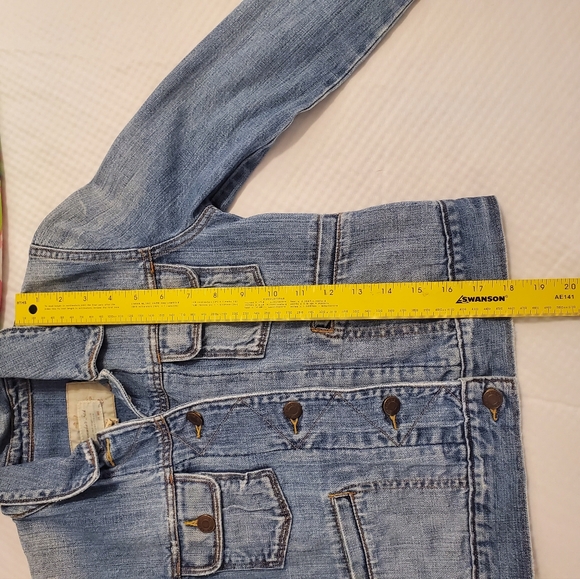 Abercrombie & Fitch Blue Denim Jacket Vintage Label Size XS - Picture 5 of 5